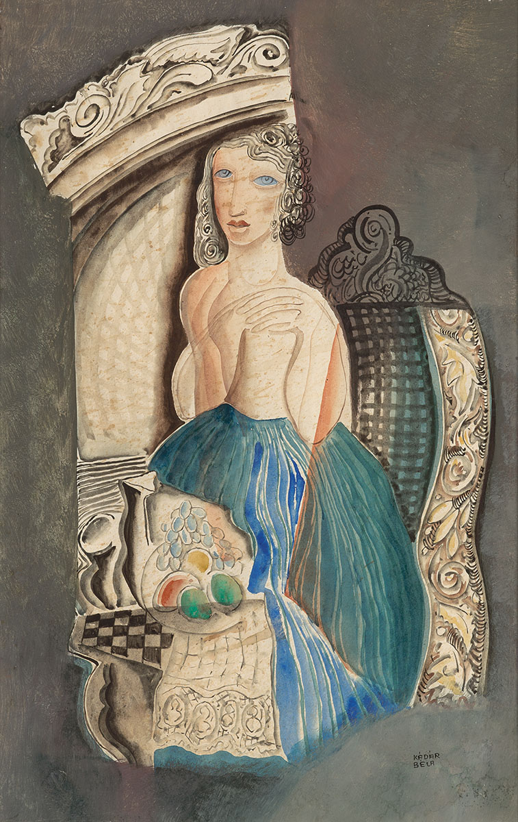 Bela_Kadar_Vrouw_met_fruit