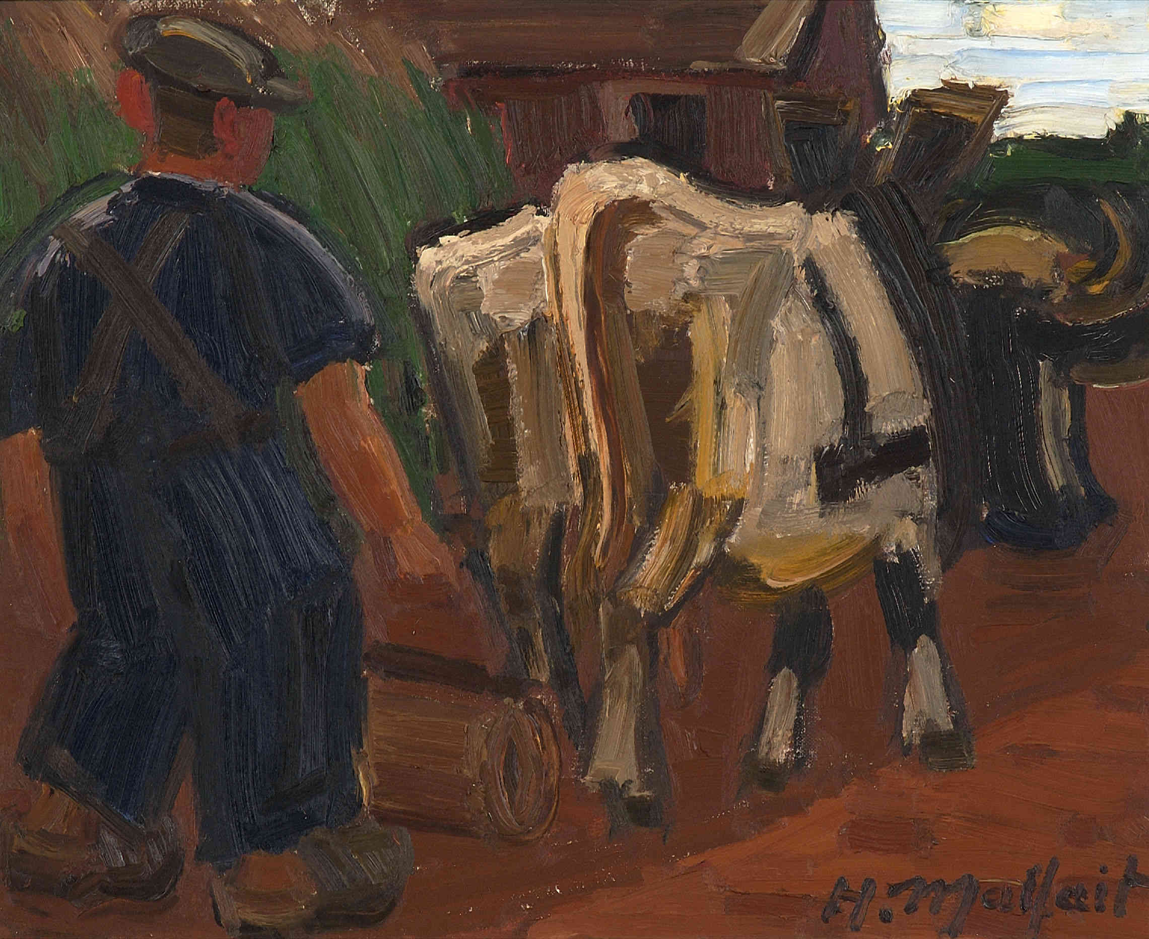 Hubert_Malfait_Boer_met_koe