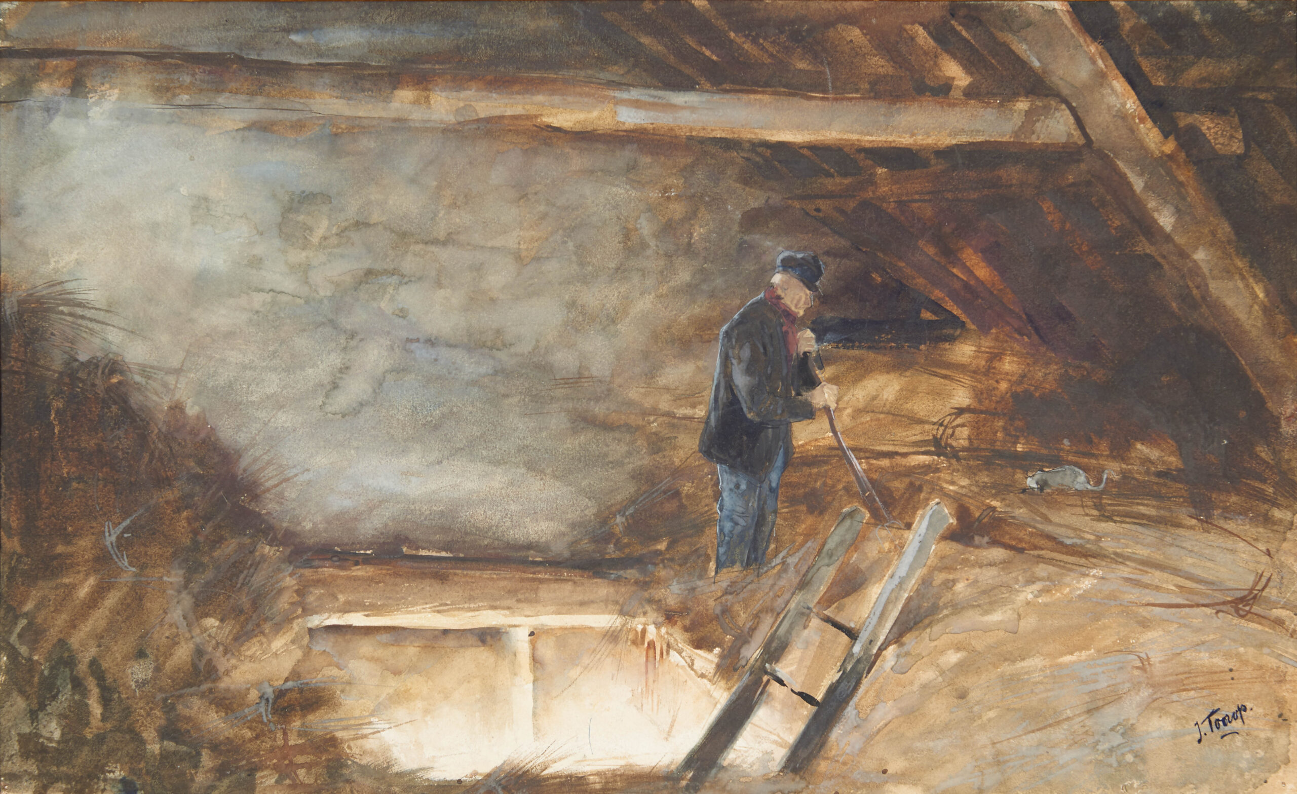 Jan-Toorop-Boer-op-hooi-zolder