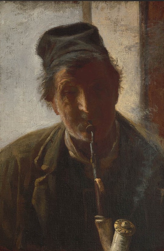 Jan_Toorop-Man_met_pijp_zonder_lijst
