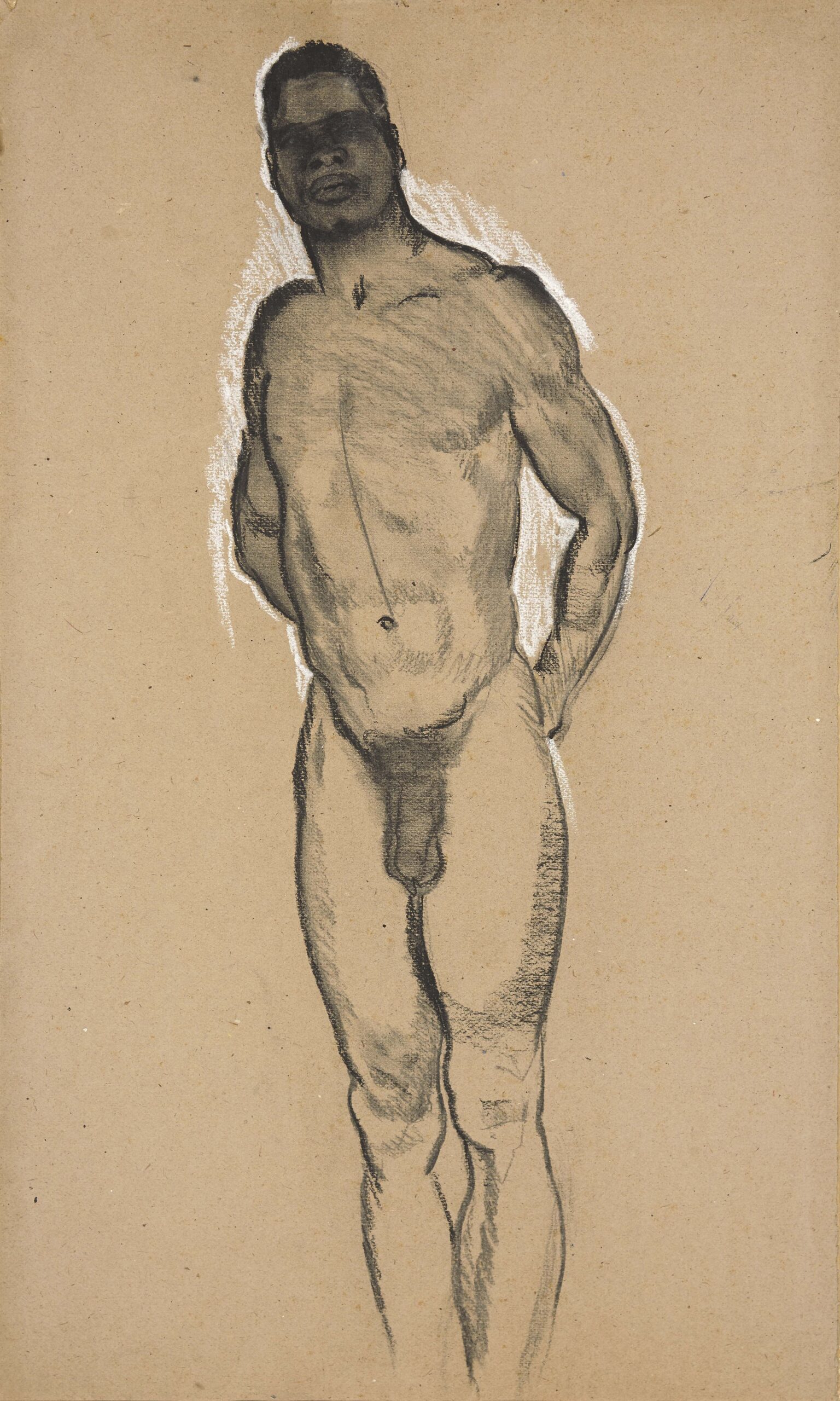 SluijtersJ Naaktstudie van een zwarte man 4-20141257