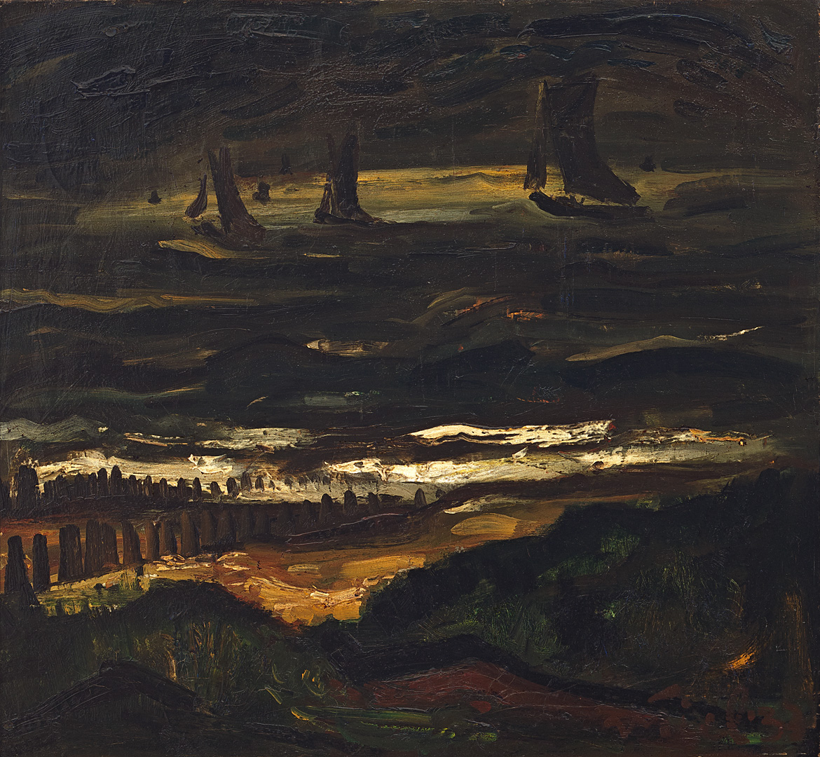 TielQv_Zee_met_vissersboten_06_20175710