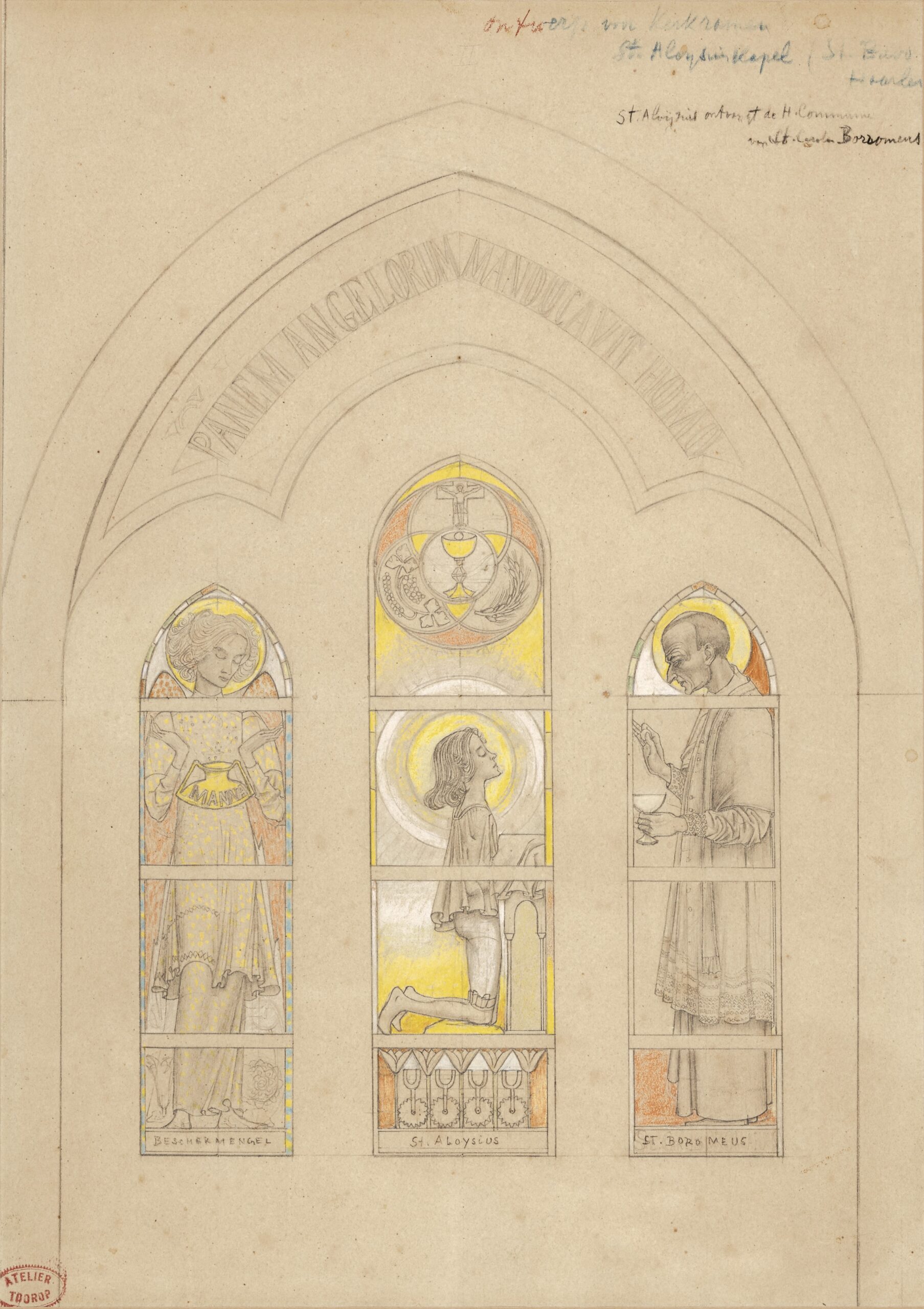 TooropJ Ontwerp raam St Aloysiuskapel