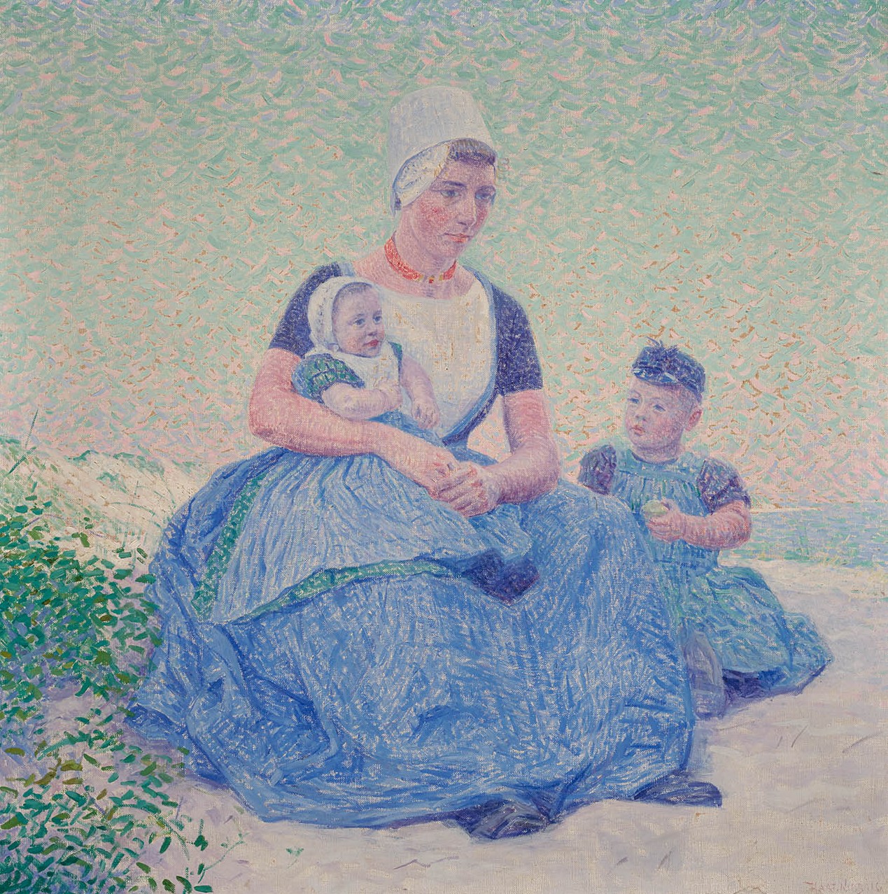 Hart Nibbrig Zeeuws gezin zonder lijst